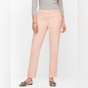 Talbots Pink 6P Hampshire Ankle Pant Curvy Work Office Professional Petite